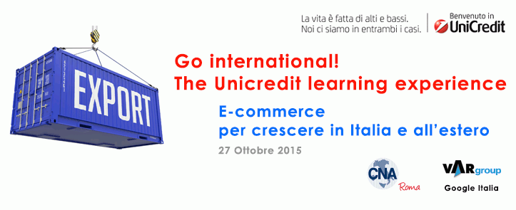 27 Ottobre 2015 – Seminario “E-Commerce per crescere in Italia e all’estero”
