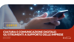 corso Cultura e Comunicazione Digitale: strumenti a supporto delle imprese, logo camera di commercio di roma